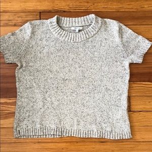 XXS Madewell Short Sleeve Crop Sweater